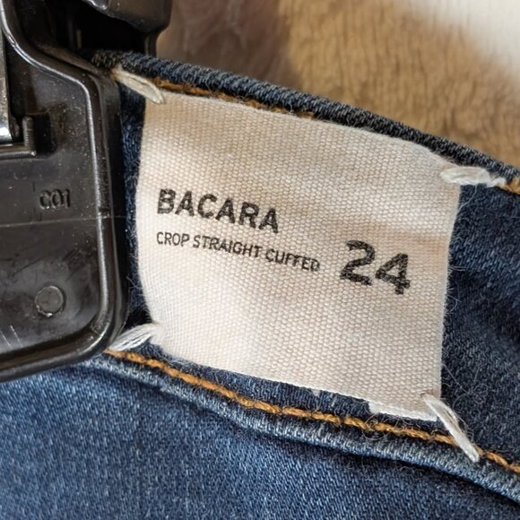 Hudson U.S.A Bacara Crop Straight Cuffed Size 24 - Picture 4 of 5